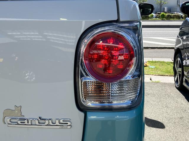 ムーヴキャンバスＧメイクアップＶＳ　ＳＡIII１４インチフルホイールキャップ　ＬＥＤヘッドランプ　キーフリーシステム　両側パワースライドドア　オートエアコン（プッシュ式）　オートライト　置きラクボックス（静岡県）の中古車