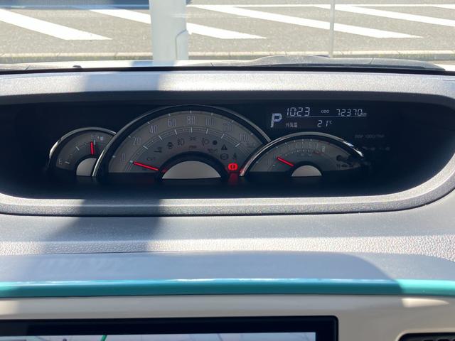 ムーヴキャンバスＧメイクアップＶＳ　ＳＡIII１４インチフルホイールキャップ　ＬＥＤヘッドランプ　キーフリーシステム　両側パワースライドドア　オートエアコン（プッシュ式）　オートライト　置きラクボックス（静岡県）の中古車