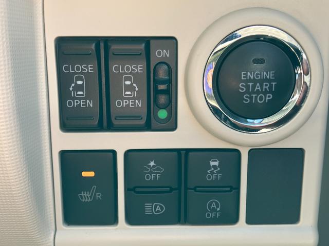 ムーヴキャンバスＧメイクアップＶＳ　ＳＡIII１４インチフルホイールキャップ　ＬＥＤヘッドランプ　キーフリーシステム　両側パワースライドドア　オートエアコン（プッシュ式）　オートライト　置きラクボックス（静岡県）の中古車