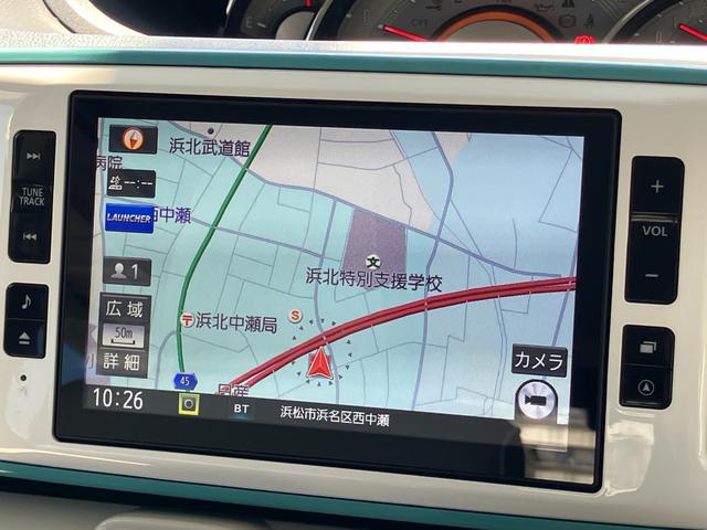 ムーヴキャンバスＧメイクアップＶＳ　ＳＡIII１４インチフルホイールキャップ　ＬＥＤヘッドランプ　キーフリーシステム　両側パワースライドドア　オートエアコン（プッシュ式）　オートライト　置きラクボックス（静岡県）の中古車