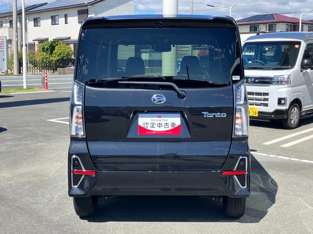 タントカスタムＸ１４インチアルミホイール　大型エアロバンパー　フルＬＥＤヘッドランプ　オート格納式カラードドアミラー　両側パワースライドドア　キーフリーシステム　プッシュボタンスタート（静岡県）の中古車