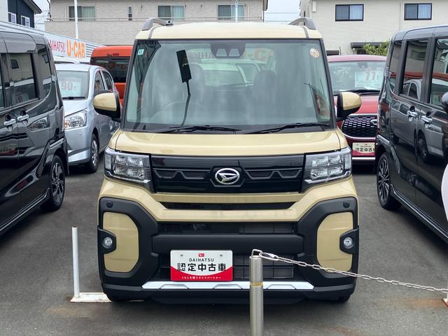 タントファンクロス14インチアルミホイール フルLEDヘッドランプ オート格納式カラードドアミラー 両側パワースライドドア キーフリーシステム プッシュボタンスタート(静岡県)の中古車