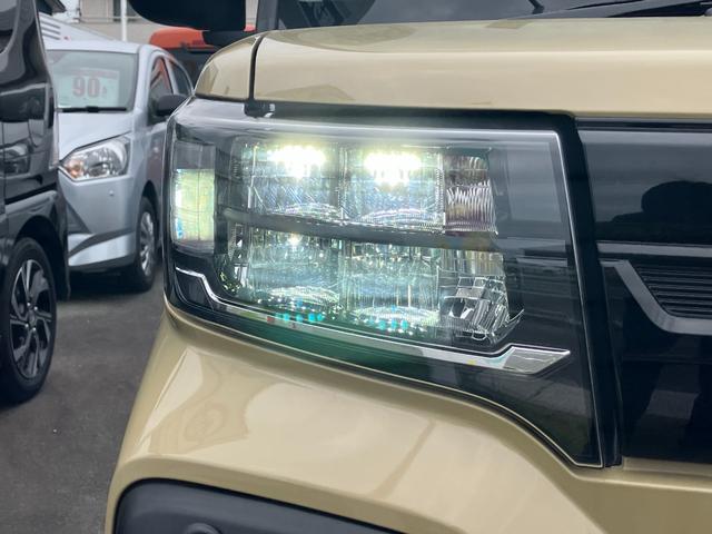 タントファンクロス14インチアルミホイール フルLEDヘッドランプ オート格納式カラードドアミラー 両側パワースライドドア キーフリーシステム プッシュボタンスタート(静岡県)の中古車