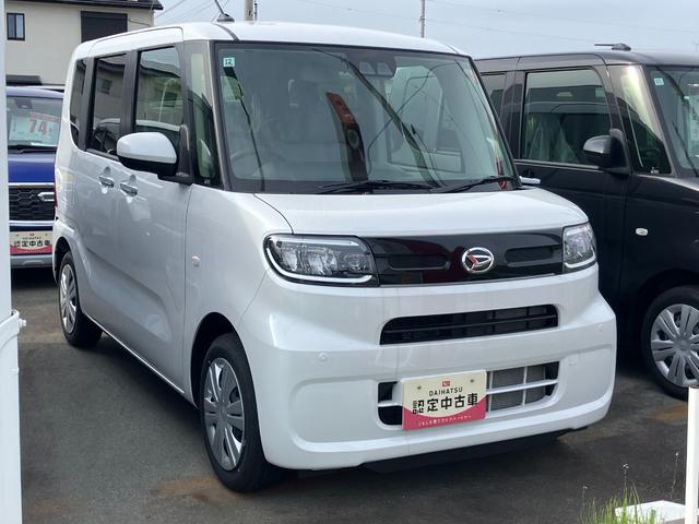 タントX14インチフルホイールキャップ フルLEDヘッドランプ オート格納式カラードドアミラー 左側パワースライドドア TFTカラーマルチインフォメーションディスプレイ フルファブリックシート(静岡県)の中古車