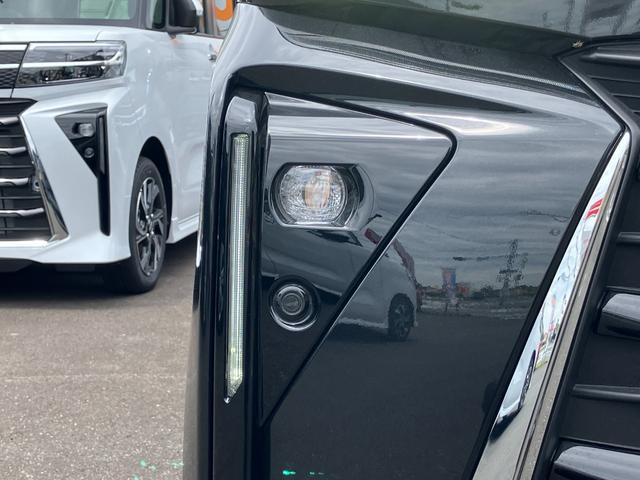 タントカスタムX14インチアルミホイール 大型エアロバンパー フルLEDヘッドランプ オート格納式カラードドアミラー 両側パワースライドドア キーフリーシステム プッシュボタンスタート(静岡県)の中古車
