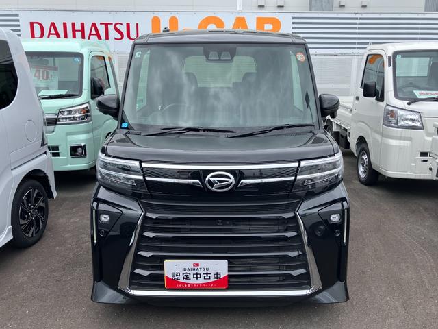 タントカスタムX14インチアルミホイール 大型エアロバンパー フルLEDヘッドランプ オート格納式カラードドアミラー 両側パワースライドドア キーフリーシステム プッシュボタンスタート(静岡県)の中古車
