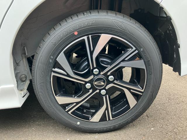 タントカスタムX14インチアルミホイール 大型エアロバンパー フルLEDヘッドランプ オート格納式カラードドアミラー 両側パワースライドドア キーフリーシステム プッシュボタンスタート(静岡県)の中古車