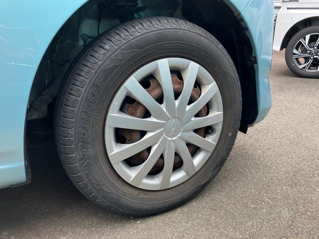 ミライースL SAIII13インチフルホイールキャップ マルチリフレクターハロゲンヘッドランプ 可倒式ドアミラー 自発光式デジタルメーターアンバーイルミネーションメーター マニュアルエアコン(ダイヤル式) キーレスエントリー(静岡県)の中古車