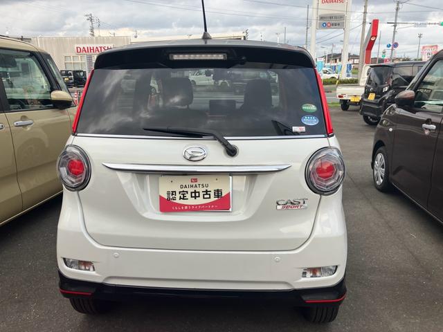 キャストスポーツSAIIシートヒーター MOMO製革巻ステアリングホイール 16インチアルミホイール BiAngleLEDヘッドランプ LEDフォグランプ LEDルームランプ チルトステアリング 運転席シートリフター(静岡県)の中古車