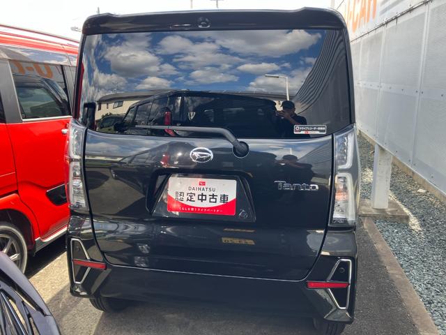タントカスタムＸ１４インチアルミホイール　大型エアロバンパー　フルＬＥＤヘッドランプ　オート格納式カラードドアミラー　両側パワースライドドア　キーフリーシステム　プッシュボタンスタート（静岡県）の中古車