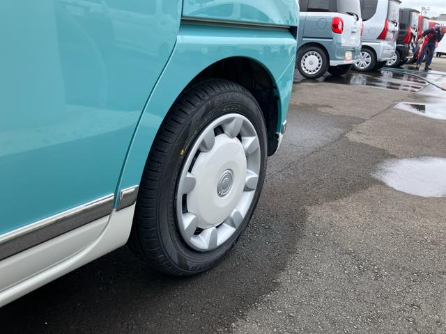ムーヴキャンバスＧメイクアップＶＳ　ＳＡIII１４インチフルホイールキャップ　ＬＥＤヘッドランプ　キーフリーシステム　両側パワースライドドア　オートエアコン（プッシュ式）　オートライト　置きラクボックス（静岡県）の中古車