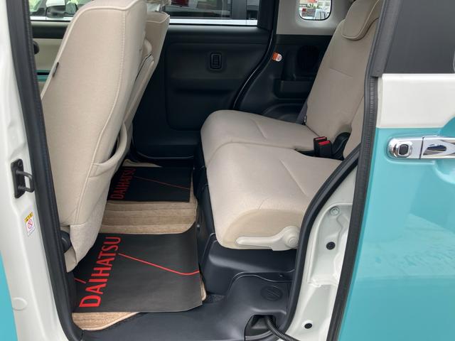 ムーヴキャンバスＧメイクアップＶＳ　ＳＡIII１４インチフルホイールキャップ　ＬＥＤヘッドランプ　キーフリーシステム　両側パワースライドドア　オートエアコン（プッシュ式）　オートライト　置きラクボックス（静岡県）の中古車