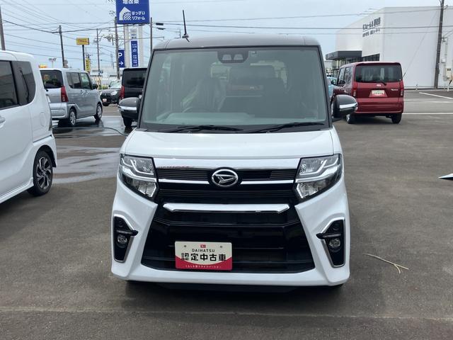 タントカスタムＲＳセレクション１５インチアルミホイール　大型エアロバンパー　フルＬＥＤヘッドランプ　オート格納式カラードドアミラー　本革巻ステアリングホイール　キーフリーシステム　プッシュボタンスタート（静岡県）の中古車