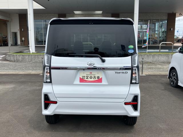 タントカスタムＲＳセレクション１５インチアルミホイール　大型エアロバンパー　フルＬＥＤヘッドランプ　オート格納式カラードドアミラー　本革巻ステアリングホイール　キーフリーシステム　プッシュボタンスタート（静岡県）の中古車