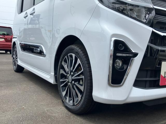 タントカスタムＲＳセレクション１５インチアルミホイール　大型エアロバンパー　フルＬＥＤヘッドランプ　オート格納式カラードドアミラー　本革巻ステアリングホイール　キーフリーシステム　プッシュボタンスタート（静岡県）の中古車