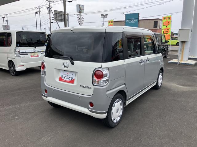ムーヴキャンバスＧメイクアップＶＳ　ＳＡIII１４インチフルホイールキャップ　ＬＥＤヘッドランプ　キーフリーシステム　両側パワースライドドア　オートエアコン（プッシュ式）　オートライト　置きラクボックス（静岡県）の中古車
