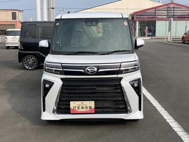 タントカスタムＸ１４インチアルミホイール　大型エアロバンパー　フルＬＥＤヘッドランプ　オート格納式カラードドアミラー　両側パワースライドドア　キーフリーシステム　プッシュボタンスタート（静岡県）の中古車
