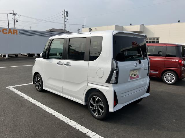 タントカスタムＸ１４インチアルミホイール　大型エアロバンパー　フルＬＥＤヘッドランプ　オート格納式カラードドアミラー　両側パワースライドドア　キーフリーシステム　プッシュボタンスタート（静岡県）の中古車