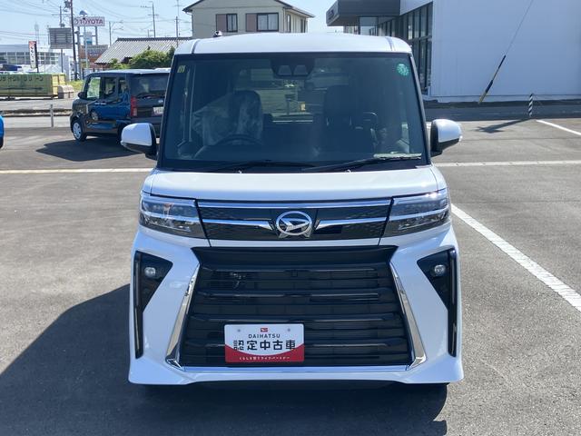 タントカスタムＲＳ１５インチアルミホイール　キーフリーシステム　プッシュボタンスタート　オートエアコン（プッシュ式）　フルＬＥＤヘッドランプ　オート格納式カラードドアミラー　本革巻ステアリングホイール（静岡県）の中古車