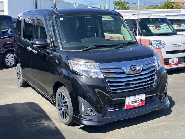 トールカスタムＧ　ＳＡIIＬＥＤヘッドランプ　キーフリーシステム　プッシュボタンスタート　オートエアコン（プッシュ式）　両側パワースライドドア　マルチインフォメーションディスプレイ（静岡県）の中古車