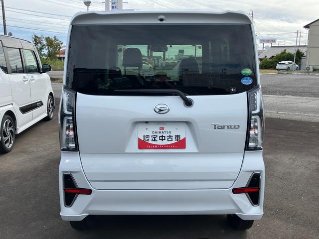 タントカスタムＸ１４インチアルミホイール　大型エアロバンパー　フルＬＥＤヘッドランプ　オート格納式カラードドアミラー　両側パワースライドドア　キーフリーシステム　プッシュボタンスタート（静岡県）の中古車