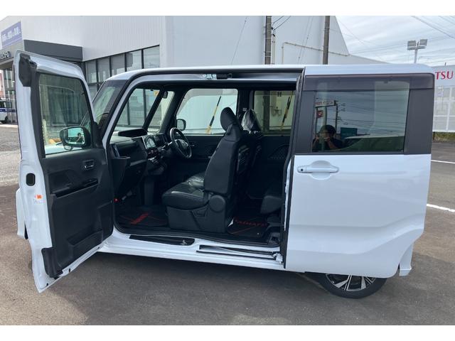 タントカスタムＸ１４インチアルミホイール　大型エアロバンパー　フルＬＥＤヘッドランプ　オート格納式カラードドアミラー　両側パワースライドドア　キーフリーシステム　プッシュボタンスタート（静岡県）の中古車