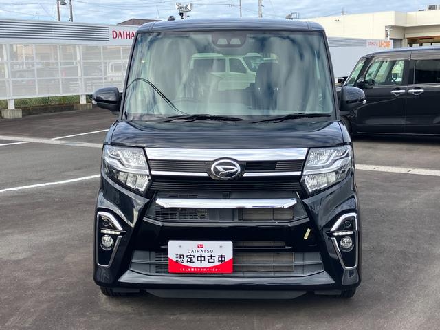 タントカスタムＲＳセレクション１５インチアルミホイール　大型エアロバンパー　フルＬＥＤヘッドランプ　オート格納式カラードドアミラー　革巻ステアリングホイール　両側パワースライドドア（静岡県）の中古車