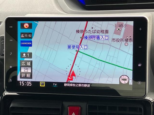 タントカスタムＲＳセレクション１５インチアルミホイール　大型エアロバンパー　フルＬＥＤヘッドランプ　オート格納式カラードドアミラー　革巻ステアリングホイール　両側パワースライドドア（静岡県）の中古車