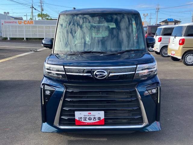 タントカスタムＸ１４インチアルミホイール　大型エアロバンパー　フルＬＥＤヘッドランプ　オート格納式カラードドアミラー　両側パワースライドドア　キーフリーシステム　プッシュボタンスタート（静岡県）の中古車