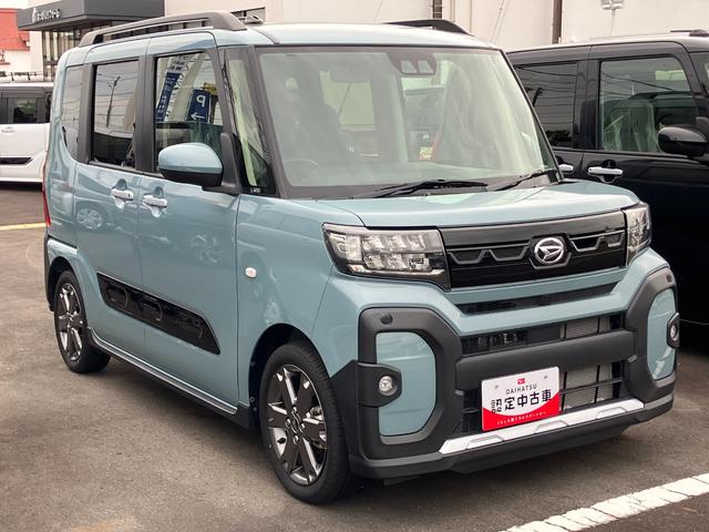 タントファンクロスターボ15インチアルミホイール キーフリーシステム プッシュボタンスタート オートエアコン(プッシュ式) フルLEDヘッドランプ オート格納式カラードドアミラー 本革巻ステアリングホイール(静岡県)の中古車