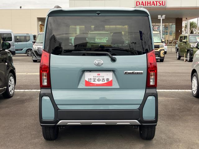 タントファンクロスターボ15インチアルミホイール キーフリーシステム プッシュボタンスタート オートエアコン(プッシュ式) フルLEDヘッドランプ オート格納式カラードドアミラー 本革巻ステアリングホイール(静岡県)の中古車