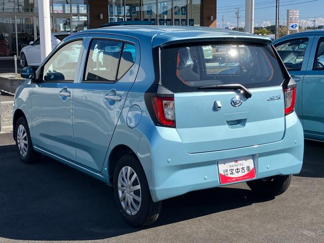 ミライースＬ　ＳＡIII１３インチフルホイールキャップ　マルチリフレクターハロゲンヘッドランプ　可倒式ドアミラー　自発光式デジタルメーターアンバーイルミネーションメーター　マニュアルエアコン（ダイヤル式）　キーレスエントリー（静岡県）の中古車