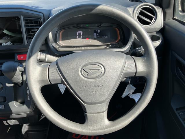 ミライースＬ　ＳＡIII１３インチフルホイールキャップ　マルチリフレクターハロゲンヘッドランプ　可倒式ドアミラー　自発光式デジタルメーターアンバーイルミネーションメーター　マニュアルエアコン（ダイヤル式）　キーレスエントリー（静岡県）の中古車