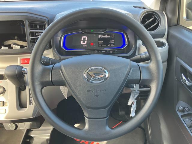 ミライースＸ　ＳＡIII１４インチフルホイールキャップ　ＬＥＤヘッドランプ　電動格納式（カラード）ドアミラー　自発光式デジタルメーターブルーイルミネーションメーター　マニュアルエアコン（ダイヤル式）　キーレスエントリー（静岡県）の中古車