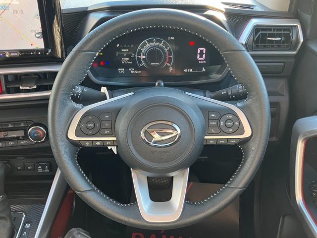 ロッキーＧ１７インチアルミホイール　ＵＶＩＲカット遮音ガラス　フルＬＥＤヘッドランプ　運転席・助手席シートヒーター　ウレタンステアリングホイール　本革シフトノブ　アクティブマルチインフォメーションメーター（静岡県）の中古車