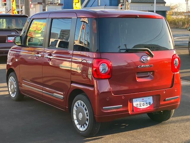 ムーヴキャンバスセオリーＧ１４インチフルホイールキャップ　ＬＥＤヘッドランプ　ＬＥＤフォグランプ　ホっとカップホルダー　両側パワースライドドア　キーフリーシステム　プッシュボタンスタート　ＵＶカットガラス（静岡県）の中古車