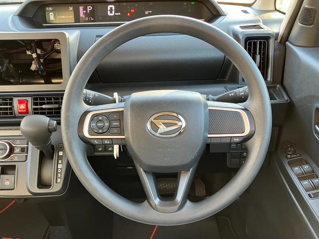 タントスローパーＸ１４インチフルホイールキャップ　フルＬＥＤヘッドランプ　オート格納式カラードドアミラー　左側パワースライドドア　ＴＦＴカラーマルチインフォメーションディスプレイ　フルファブリックシート（静岡県）の中古車