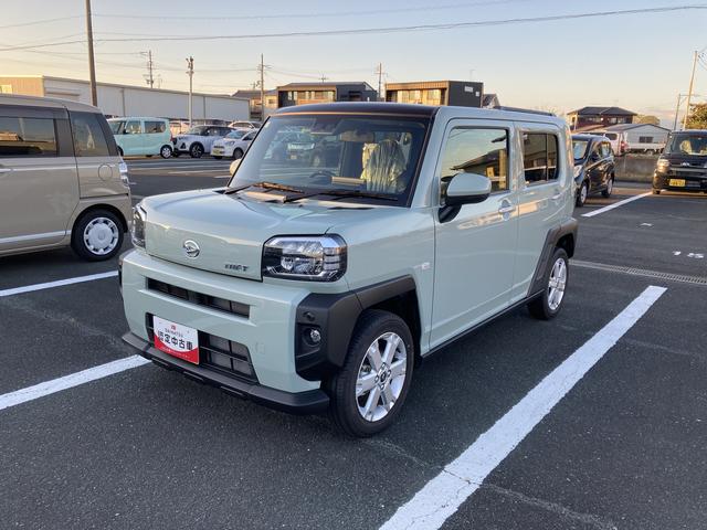 タフトＧ　ナビ付ナビ　１５インチアルミホイール　オートレベリング機能付フルＬＥＤヘッドランプ　ＬＥＤフォグランプ　本革巻ステアリングホイール　本革巻インパネセンターシフト（静岡県）の中古車