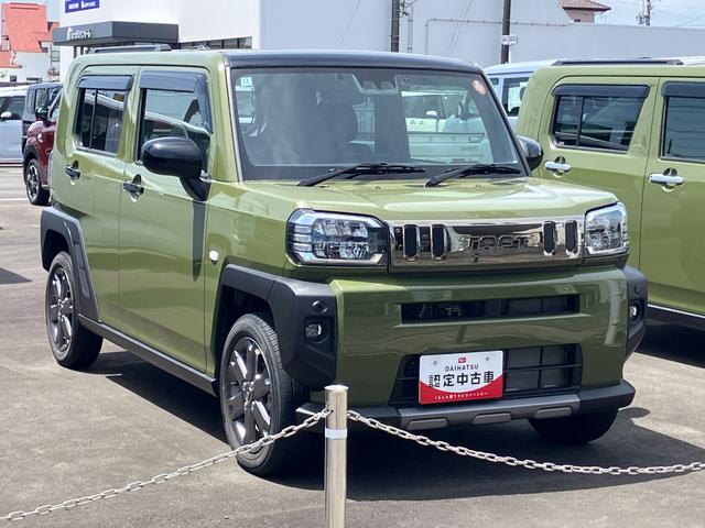 タフトＧターボ　クロムベンチャー１５インチアルミホイール（シルバー塗装）　オートレベリング機能付フルＬＥＤヘッドランプ　ＬＥＤフォグランプ　本革巻ステアリングホイール　本革巻インパネセンターシフト（静岡県）の中古車