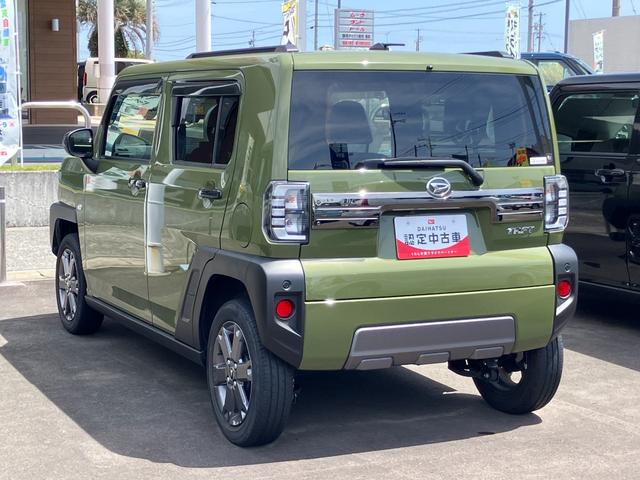 タフトＧターボ　クロムベンチャー１５インチアルミホイール（シルバー塗装）　オートレベリング機能付フルＬＥＤヘッドランプ　ＬＥＤフォグランプ　本革巻ステアリングホイール　本革巻インパネセンターシフト（静岡県）の中古車