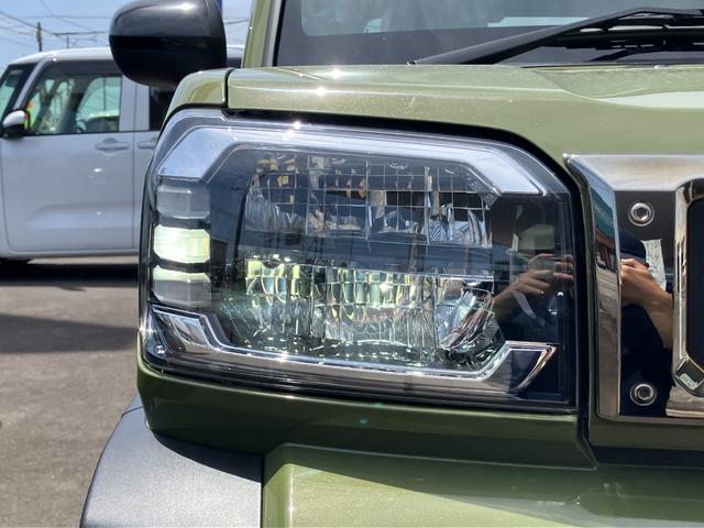 タフトＧターボ　クロムベンチャー１５インチアルミホイール（シルバー塗装）　オートレベリング機能付フルＬＥＤヘッドランプ　ＬＥＤフォグランプ　本革巻ステアリングホイール　本革巻インパネセンターシフト（静岡県）の中古車