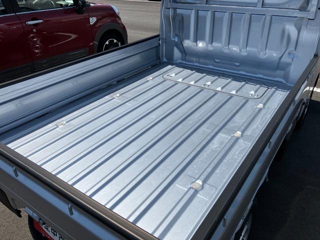 ハイゼットトラックスタンダード２ＷＤ　ＣＶＴ　スーパーＵＶＩＲカットガラス（フロントウィンドウ）　プリントレザーシート表皮　マニュアルエアコン　電動式パワーステアリング（静岡県）の中古車