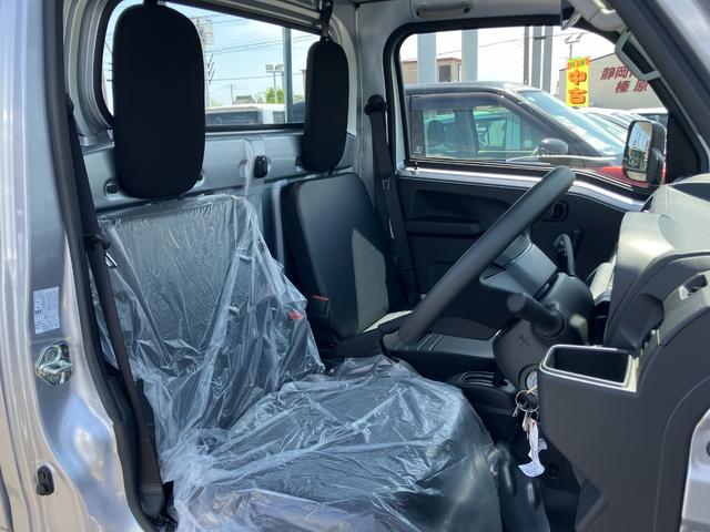 ハイゼットトラックスタンダード２ＷＤ　ＣＶＴ　スーパーＵＶＩＲカットガラス（フロントウィンドウ）　プリントレザーシート表皮　マニュアルエアコン　電動式パワーステアリング（静岡県）の中古車
