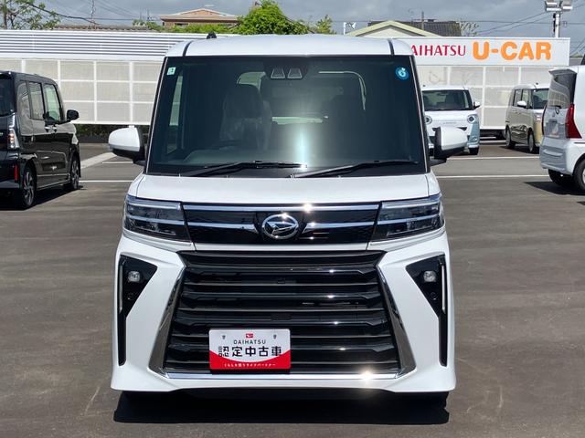 タントカスタムＲＳ１５インチアルミホイール　キーフリーシステム　プッシュボタンスタート　オートエアコン（プッシュ式）　フルＬＥＤヘッドランプ　オート格納式カラードドアミラー　本革巻ステアリングホイール（静岡県）の中古車