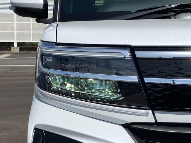 タントカスタムＲＳ１５インチアルミホイール　キーフリーシステム　プッシュボタンスタート　オートエアコン（プッシュ式）　フルＬＥＤヘッドランプ　オート格納式カラードドアミラー　本革巻ステアリングホイール（静岡県）の中古車