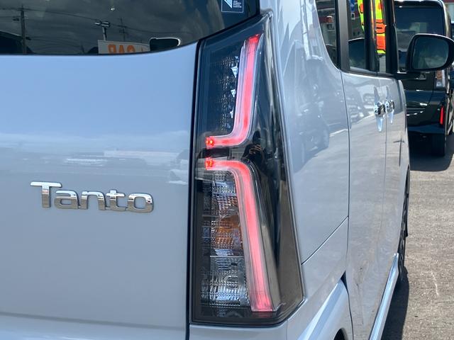 タントカスタムＲＳ１５インチアルミホイール　キーフリーシステム　プッシュボタンスタート　オートエアコン（プッシュ式）　フルＬＥＤヘッドランプ　オート格納式カラードドアミラー　本革巻ステアリングホイール（静岡県）の中古車