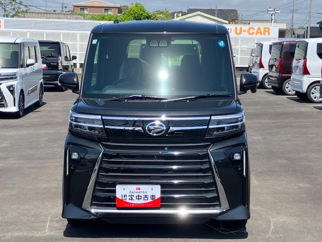 タントカスタムＲＳ１５インチアルミホイール　キーフリーシステム　プッシュボタンスタート　オートエアコン（プッシュ式）　フルＬＥＤヘッドランプ　オート格納式カラードドアミラー　本革巻ステアリングホイール（静岡県）の中古車