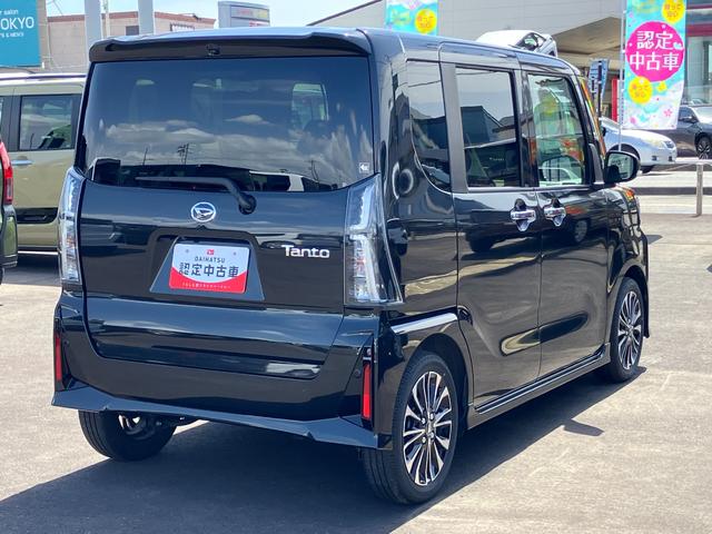 タントカスタムＲＳ１５インチアルミホイール　キーフリーシステム　プッシュボタンスタート　オートエアコン（プッシュ式）　フルＬＥＤヘッドランプ　オート格納式カラードドアミラー　本革巻ステアリングホイール（静岡県）の中古車