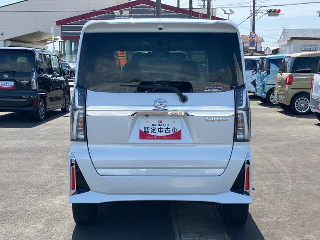 タントカスタムＲＳ１５インチアルミホイール　キーフリーシステム　プッシュボタンスタート　オートエアコン（プッシュ式）　フルＬＥＤヘッドランプ　オート格納式カラードドアミラー　本革巻ステアリングホイール（静岡県）の中古車