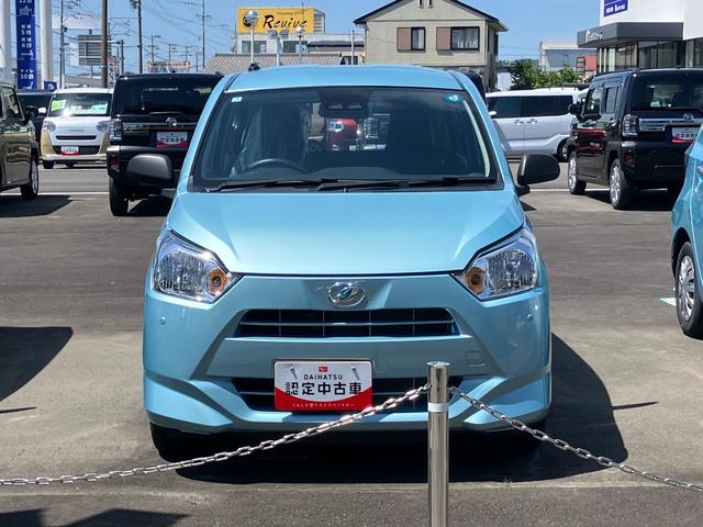 ミライースＬ　ＳＡIII１３インチフルホイールキャップ　マルチリフレクターハロゲンヘッドランプ　可倒式ドアミラー　自発光式デジタルメーターアンバーイルミネーションメーター　マニュアルエアコン（ダイヤル式）　キーレスエントリー（静岡県）の中古車